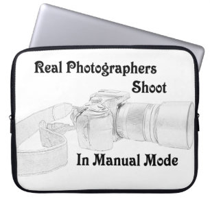 Real Photographers Laptop Sleeve
