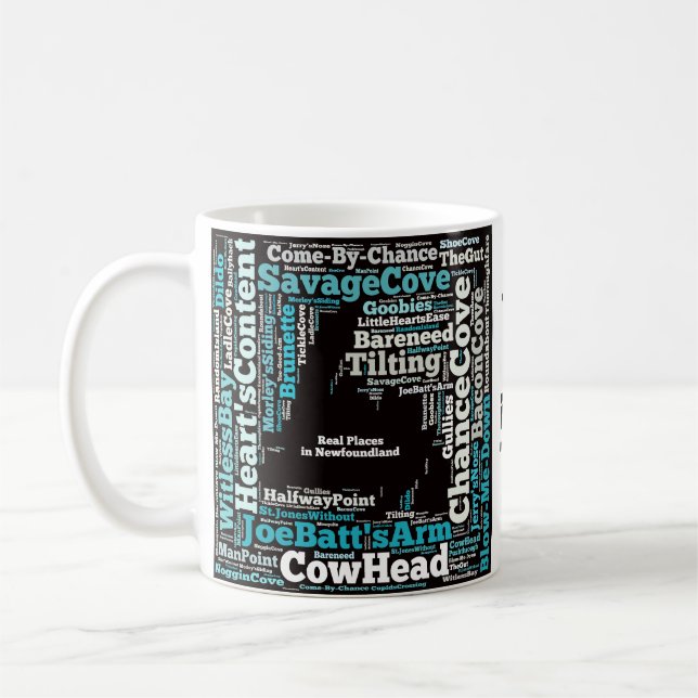 Real Places in Newfoundland mug (Left)