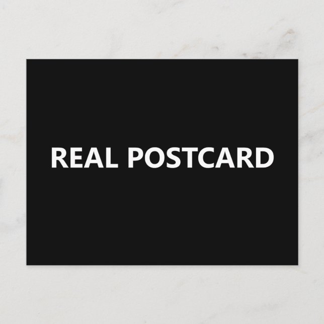 Real Postcard  Generic Postcard Boring Postcard (Front)