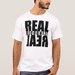 Real Recognize Real White Tee