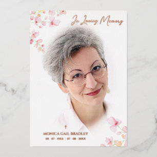 Real Rose Gold Photo Botanic Pink Floral Branches