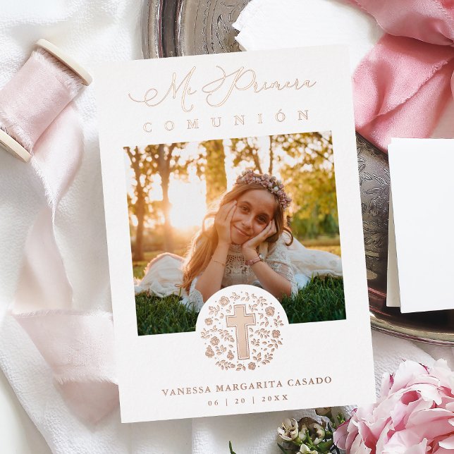 Real Rose Gold Romantic Floral Wreath Photo (Creator Uploaded)