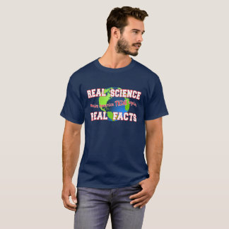 "Real Science, Real Facts" dark T-shirt