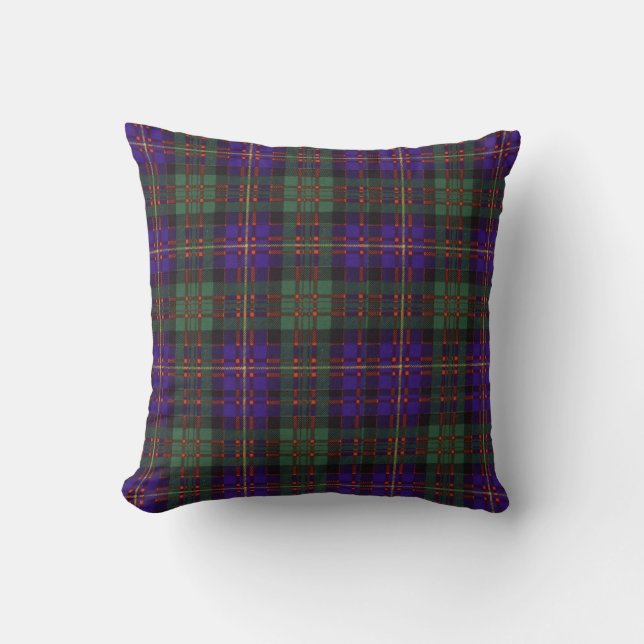 Real Scottish tartan - Cameron of Erracht Throw Pillow (Front)