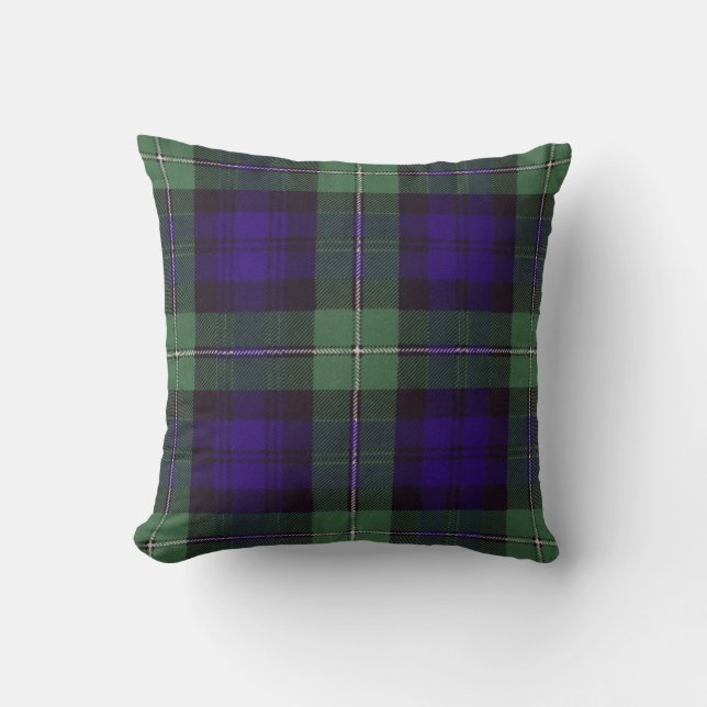 Real Scottish tartan - Forbes Throw Pillow (Front)
