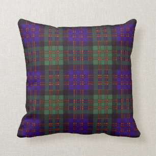 Real Scottish tartan -  Macdonald Clan Throw Pillow