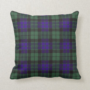 Real Scottish tartan -  Mackay Throw Pillow