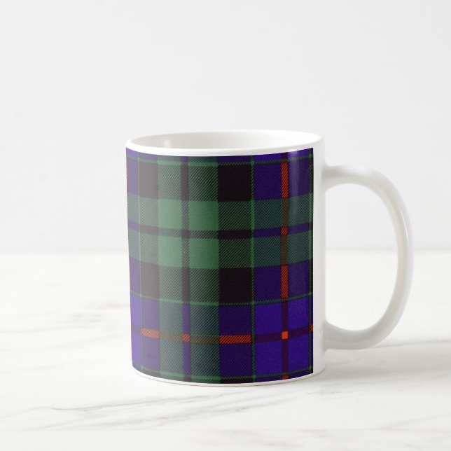 Real Scottish tartan - Morrison Coffee Mug (Right)