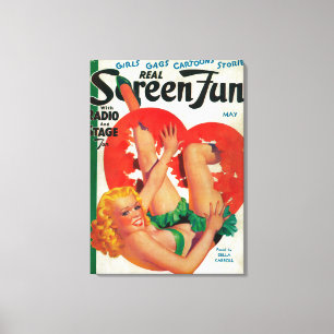 Real Screen Fun Magazine Cover 2 Canvas Print