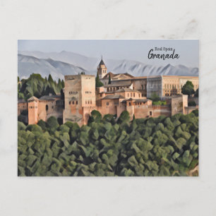 Real Spain- Granada Postcard