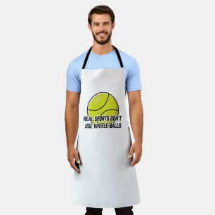 Real Sports Don't use Wiffle Balls Apron