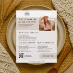 Real State Agent Business Brown Flyer<br><div class="desc">Curious About What Your Home is Worth? This professionally designed flyer is the perfect tool for real estate agents offering personalized home valuation services. At the top, proudly display your logo to build brand recognition. Just below, the editable headline, Curious About What Your Home is Worth?, grabs attention, alongside your...</div>