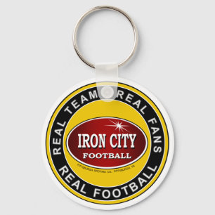 Real Team, Real Fans, Real Football Pittsburgh Keychain