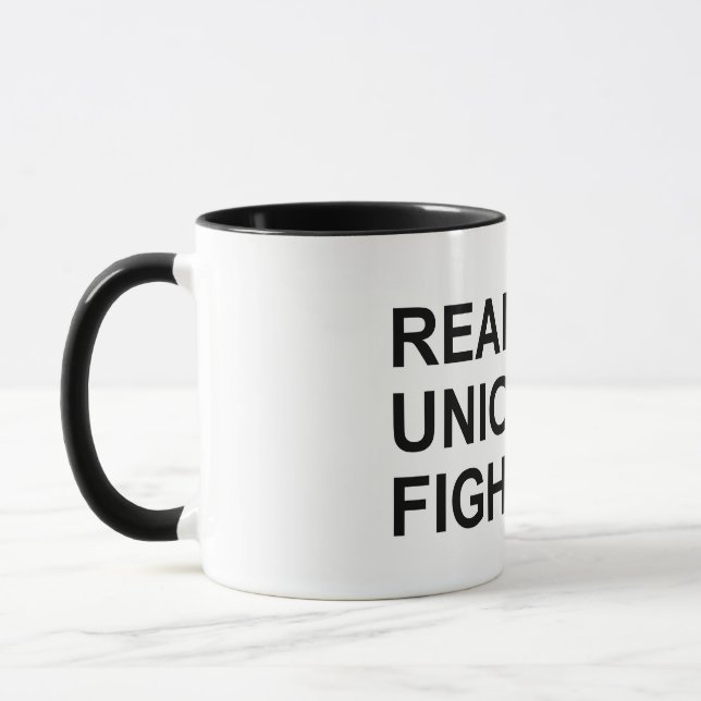 REAL UNIONS FIGHT Ceramic Mug (Left)
