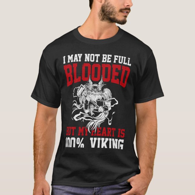 Real vikings come to Valhalla and are not afraid o T-Shirt (Front)