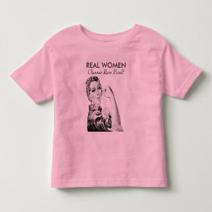 Real Women Choose Ron Paul Baby Toddler T-shirt