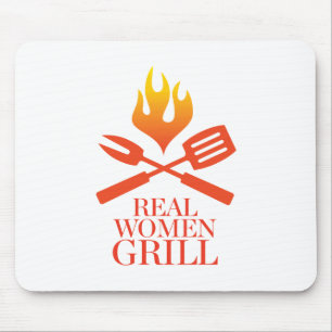 Real Women Grill Mouse Pad