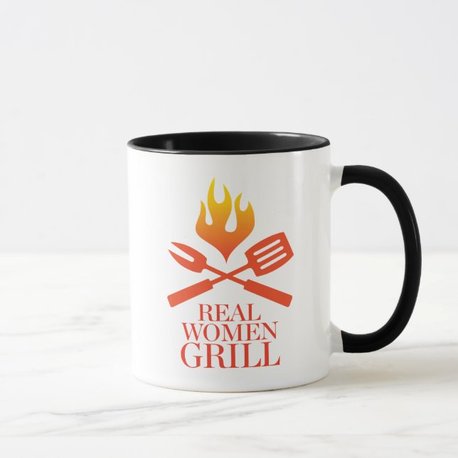 Real Women Grill Mug (Right)