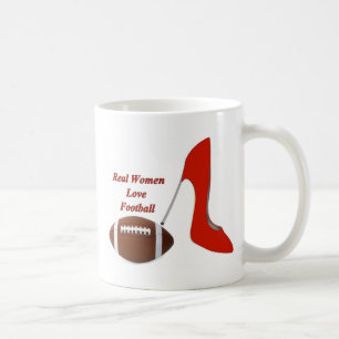 Real Women Love Football Mug