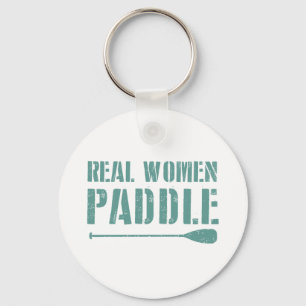 Real Women Paddle Keychain