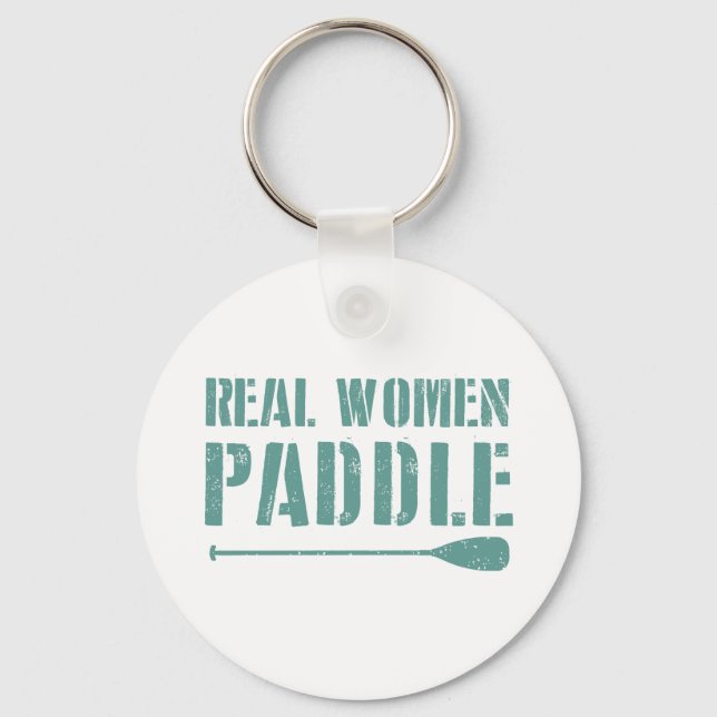 Real Women Paddle Keychain (Front)