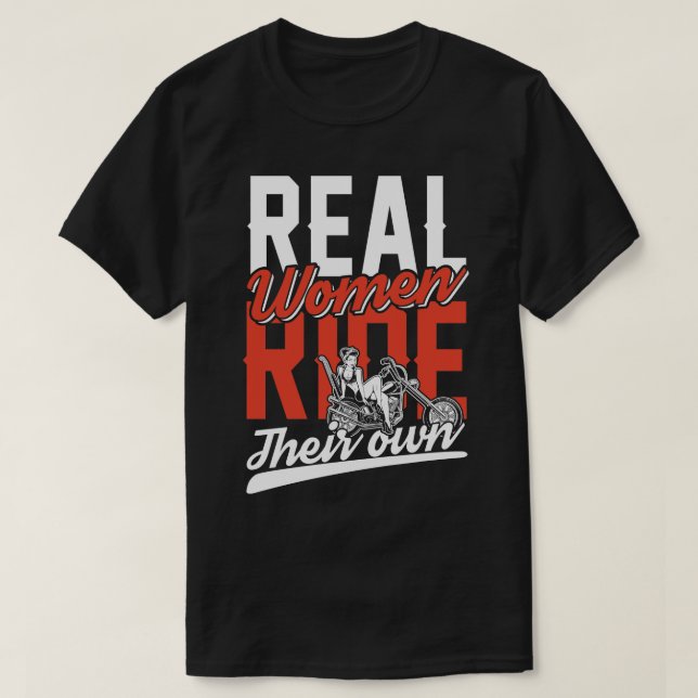 Real women ride T-Shirt (Design Front)