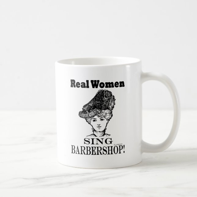 Real Women Sing Barbershop Coffee Mug (Right)
