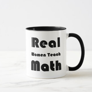 Real Women Teach Math Mug