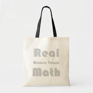 Real Women Teach Math Tote Bag