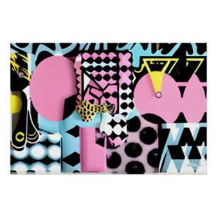 Realigned in Memphis Design Poster