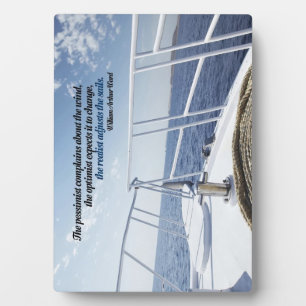 Realist Inspirational Photo Plaque