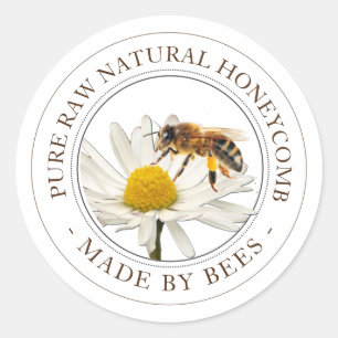 Réaliste Bee Honeypeb Étiquette modifiable