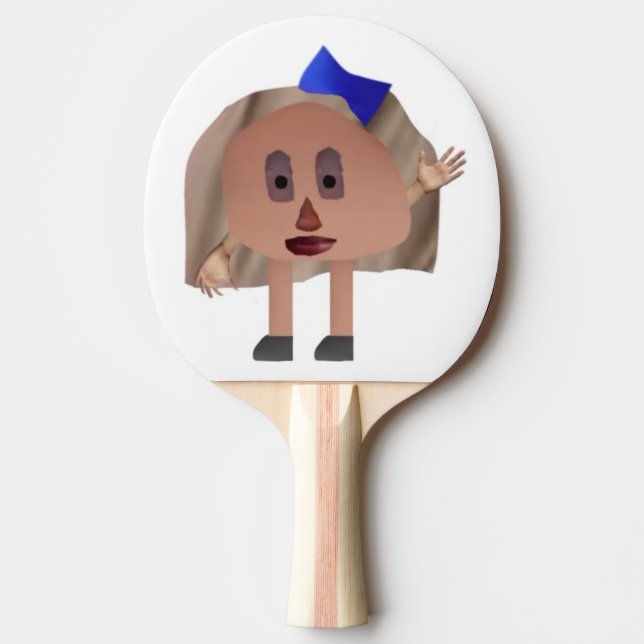 Realistic Alice Ping Pong Paddle (Front)