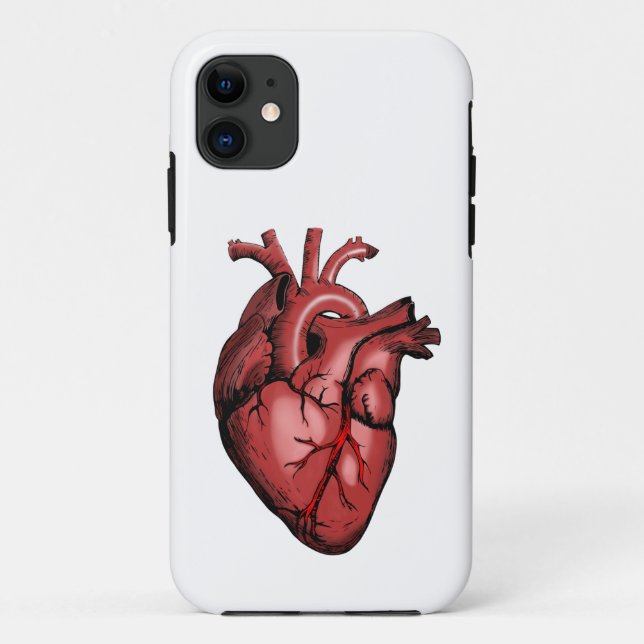 Realistic Anatomical Heart Image Case-Mate iPhone Case (Back)