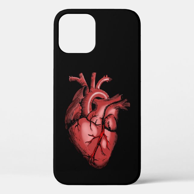 Realistic Anatomical Heart Image Case-Mate iPhone Case (Back)