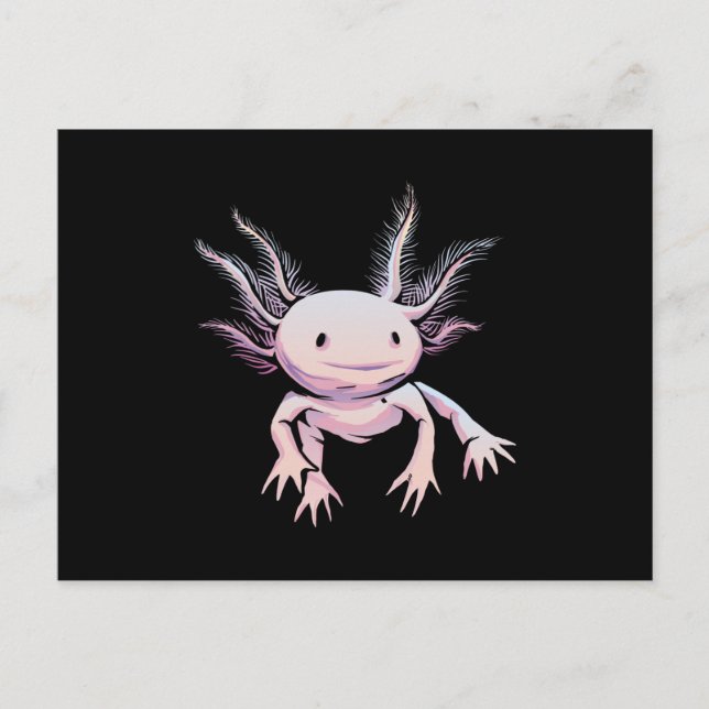 Realistic Axolotl Animal Postcard (Front)