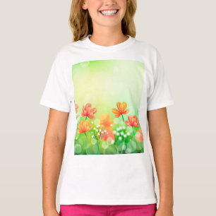 Realistic Blurred Spring Background-23740 T-Shirt