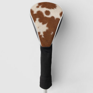 Realistic Calf Hide Pattern Golf Head Cover