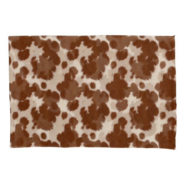 Realistic Calf Hide Pattern Pillowcase (Front)