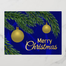 realistic christmas tree with golden decor