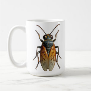 Realistic Cicada Insect Art Entomology Nature Coffee Mug