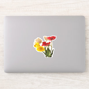 Realistic Colour Pop Tulip Floral Art