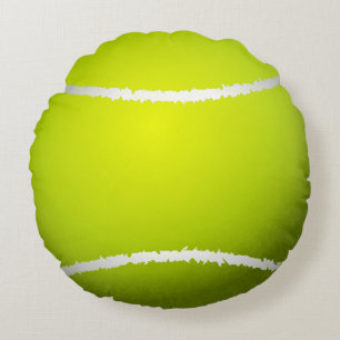 Realistic Cool Tennis Ball Round Pillow