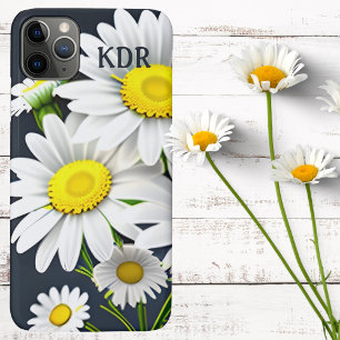Realistic Daisy Monogram  iPhone 11 Pro Max Case