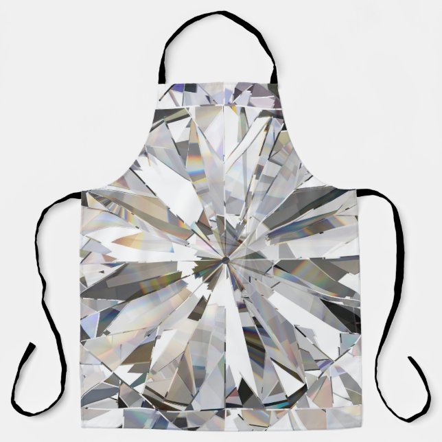Realistic Diamond: 3D Close-Up Apron (Front)