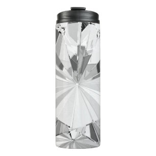 Realistic Diamond: 3D Texture Close-Up Thermal Tumbler