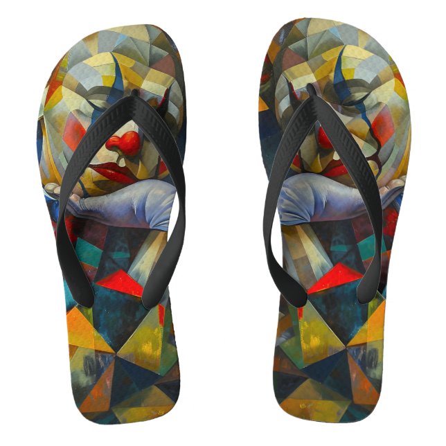 realistic drawing flip flops (Footbed)