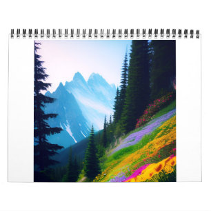 Realistic Fantasy Landscape Calendar