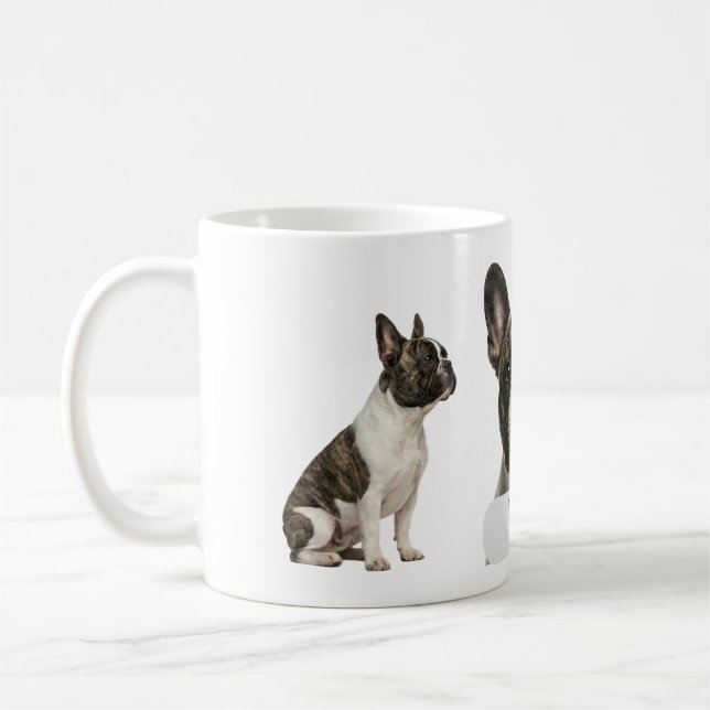 Realistic French Bulldog Full Wrap 11oz Mug – Cust (Left)