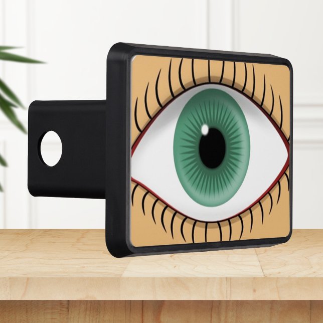 Realistic Funny Human Eye Trailer Hitch Cover (Creator Uploaded)